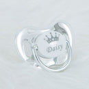 MIYOCAR custom any name photo unique color golden rose red pacifier dummy BPA free unique gift for new born baby shower