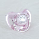 MIYOCAR custom any name photo unique color golden rose red pacifier dummy BPA free unique gift for new born baby shower
