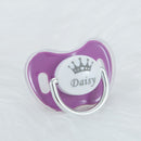 MIYOCAR custom any name photo unique color golden rose red pacifier dummy BPA free unique gift for new born baby shower