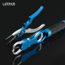 LINNHUE Best Aluminum Alloy Fishing Pliers Grip Set Fishing Tackle Gear Hook Recover Cutter Line Split Ring Fishing Accessories
