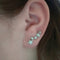 2020 New Fashion Simulated Pearls Pendient  Angel Wings Leaf Feather Flowers Stud Earrings For Women Wedding Jewelry