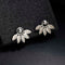 2020 New Fashion Simulated Pearls Pendient  Angel Wings Leaf Feather Flowers Stud Earrings For Women Wedding Jewelry
