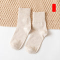 HOT 10pieces = 5 pairs autumn winter warm women cotton socks colorful Special comfortable Knitted Girls Casual Socks women