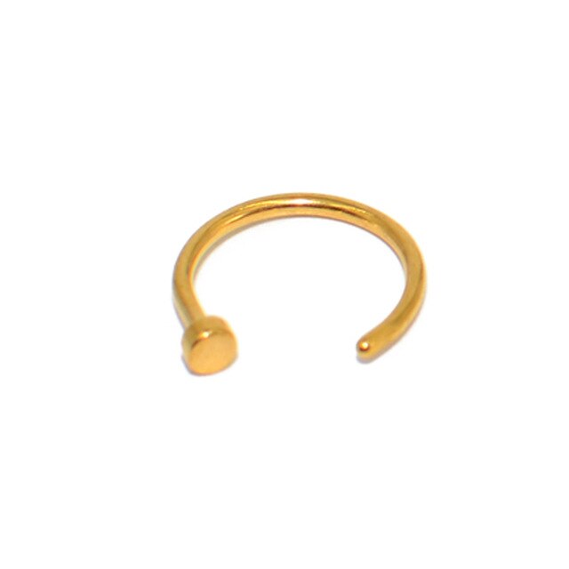 1pcs U Shaped Fake Nose Ring Lip Hoop Septum Rings Stainless Steel Nose Piercing Fake Piercing Oreja Pircing Jewelry