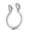 1pcs U Shaped Fake Nose Ring Lip Hoop Septum Rings Stainless Steel Nose Piercing Fake Piercing Oreja Pircing Jewelry