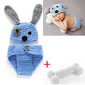 Crothet Newborn Photography Props Knitted Photography Accessories Baby Boys Girls Costume Newborn Photographie 42 Model Optional