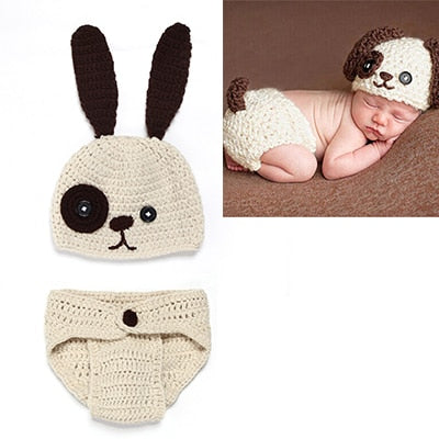 Crothet Newborn Photography Props Knitted Photography Accessories Baby Boys Girls Costume Newborn Photographie 42 Model Optional