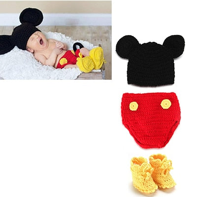 Crothet Newborn Photography Props Knitted Photography Accessories Baby Boys Girls Costume Newborn Photographie 42 Model Optional