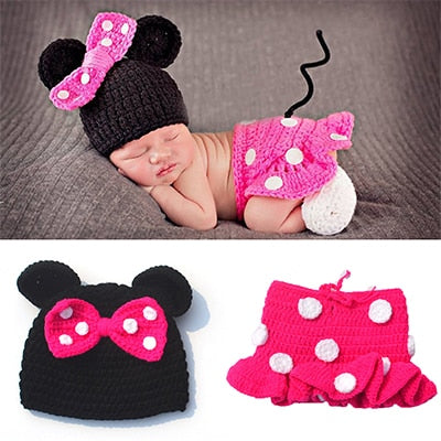 Crothet Newborn Photography Props Knitted Photography Accessories Baby Boys Girls Costume Newborn Photographie 42 Model Optional