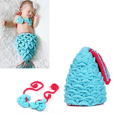 Crothet Newborn Photography Props Knitted Photography Accessories Baby Boys Girls Costume Newborn Photographie 42 Model Optional