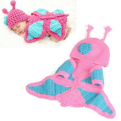 Crothet Newborn Photography Props Knitted Photography Accessories Baby Boys Girls Costume Newborn Photographie 42 Model Optional