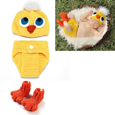 Crothet Newborn Photography Props Knitted Photography Accessories Baby Boys Girls Costume Newborn Photographie 42 Model Optional