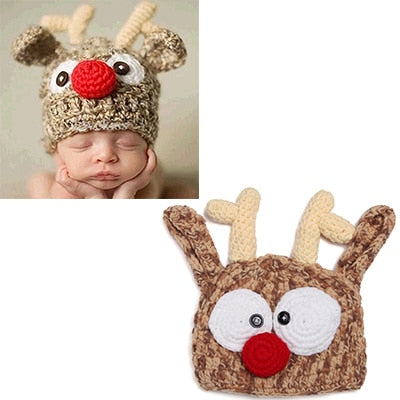 Crothet Newborn Photography Props Knitted Photography Accessories Baby Boys Girls Costume Newborn Photographie 42 Model Optional