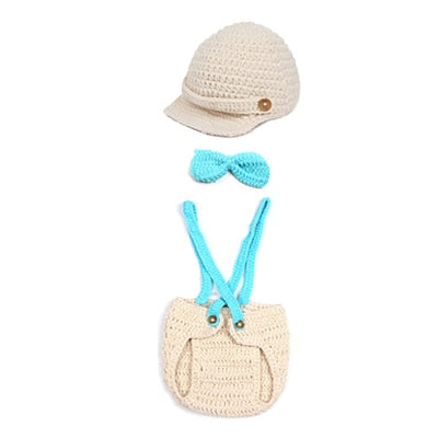 Crothet Newborn Photography Props Knitted Photography Accessories Baby Boys Girls Costume Newborn Photographie 42 Model Optional