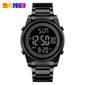 SKMEI Digital 2 Time Mens Watches Fashion LED Men Digital Wristwatch Chrono Count Down Alarm Hour For Mens reloj hombre 1611