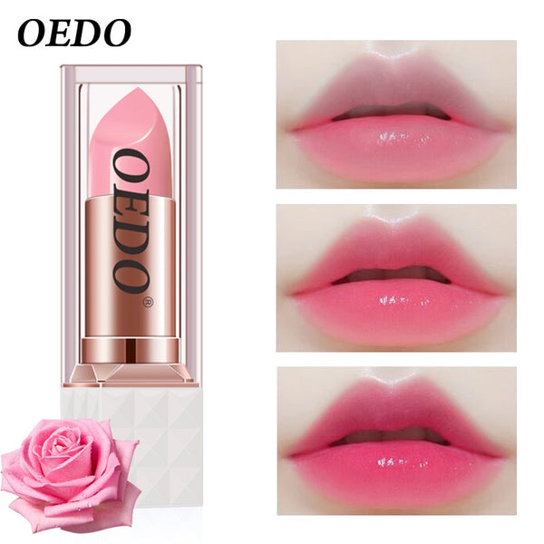 Rose Peptide Nourishing Colorful Lip Balm Anti Aging Antifreeze Anti-chapped Makeup Face Skin Care Repair Damage Lip Moist Cream