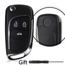 OkeyTech For Chevrolet Lova/Aveo/Cruze Remote Car Key Shell 2/3/4/5 Buttons For Opel Vauxhall Insignia Astra Mokka For Buick