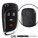 OkeyTech For Chevrolet Lova/Aveo/Cruze Remote Car Key Shell 2/3/4/5 Buttons For Opel Vauxhall Insignia Astra Mokka For Buick