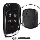 OkeyTech For Chevrolet Lova/Aveo/Cruze Remote Car Key Shell 2/3/4/5 Buttons For Opel Vauxhall Insignia Astra Mokka For Buick