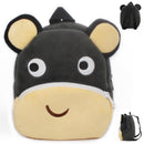 Fashion Children School Bags 3D Cartoon Print Plush Kids Backpack Kindergarten Boys and Girls School Bags Mini Backpack Book Bag