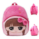 Fashion Children School Bags 3D Cartoon Print Plush Kids Backpack Kindergarten Boys and Girls School Bags Mini Backpack Book Bag