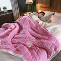 mmermind fleece blankets and throws Adult Thick Warm winter Blankets Home Super Soft duvet luxury solid Blankets On twin Bedding