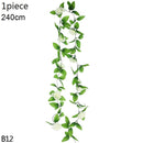 Wisteria Artificial Flower Vine Ivy Leaf Garland Silk Rose Flowers Rattan String Vine Wedding Arch Flower Home Garden Decoration