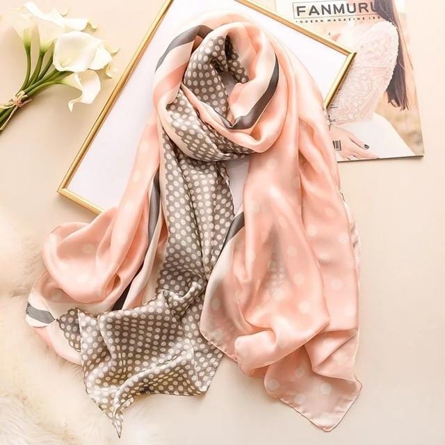 2020 luxury brand women scarf summer silk scarves shawls lady wraps soft pashimina female Echarpe Designer beach stole bandana