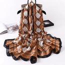 2020 luxury brand women scarf summer silk scarves shawls lady wraps soft pashimina female Echarpe Designer beach stole bandana
