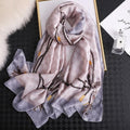 2020 luxury brand women scarf summer silk scarves shawls lady wraps soft pashimina female Echarpe Designer beach stole bandana