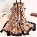 2020 luxury brand women scarf summer silk scarves shawls lady wraps soft pashimina female Echarpe Designer beach stole bandana