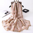 2020 luxury brand women scarf summer silk scarves shawls lady wraps soft pashimina female Echarpe Designer beach stole bandana