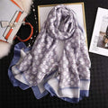 2020 luxury brand women scarf summer silk scarves shawls lady wraps soft pashimina female Echarpe Designer beach stole bandana