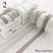 5Pcs/Set Grid Washi Tape Cute Decorative Adhesive Tape Solid Color Masking Tape For Stickers Scrapbooking DIY Stationery Tape