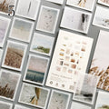 50Pcs/Pack Fog Forest Sticker Diary Decorative Sticker DIY Label Stationery Deco Photograph Album Sticker Flake Scrapbooking