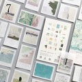 50Pcs/Pack Fog Forest Sticker Diary Decorative Sticker DIY Label Stationery Deco Photograph Album Sticker Flake Scrapbooking