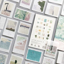 50Pcs/Pack Fog Forest Sticker Diary Decorative Sticker DIY Label Stationery Deco Photograph Album Sticker Flake Scrapbooking