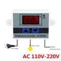 10A 12V 24V 220VAC Digital LED Temperature Controller XH-W3001 For Incubator  Cooling Heating Switch Thermostat NTC Sensor