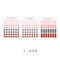 Mohamm 3 Sheets Natural Color Series Decorative Stickers Scrapbooking DIY Note Paper Sticker Flakes Stationary Office Accessorie