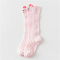 lawadka Baby Girl Socks Toddler Baby Bow Cotton Summer Mesh Baby Knee Socks Newborn Infant Non-slip Long Baby Boys Socks 0-2T