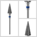 Tungsten Carbide Milling Cutter Burrs Nail Drill Bits Machine Nail Cutter Nail File Manicure For Machine Nail Art Accessories
