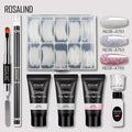 ROSALIND Poly Nail Gel Extension Nail Kit All For Manicure Gel Set Acrylic Solution Water Builder Gel Polish For Nail Art Design