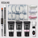 ROSALIND Poly Nail Gel Extension Nail Kit All For Manicure Gel Set Acrylic Solution Water Builder Gel Polish For Nail Art Design