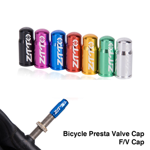 2Pcs MTB Mountain Bike Dustproof Aluminum Alloy Wheel Tire Valve Cap Protector Pump Cover Gas Nozzle Caps Cycling Accessories