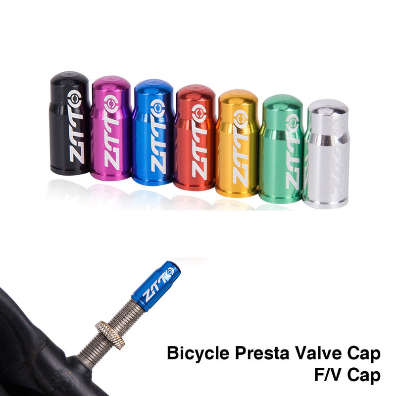 2Pcs MTB Mountain Bike Dustproof Aluminum Alloy Wheel Tire Valve Cap Protector Pump Cover Gas Nozzle Caps Cycling Accessories