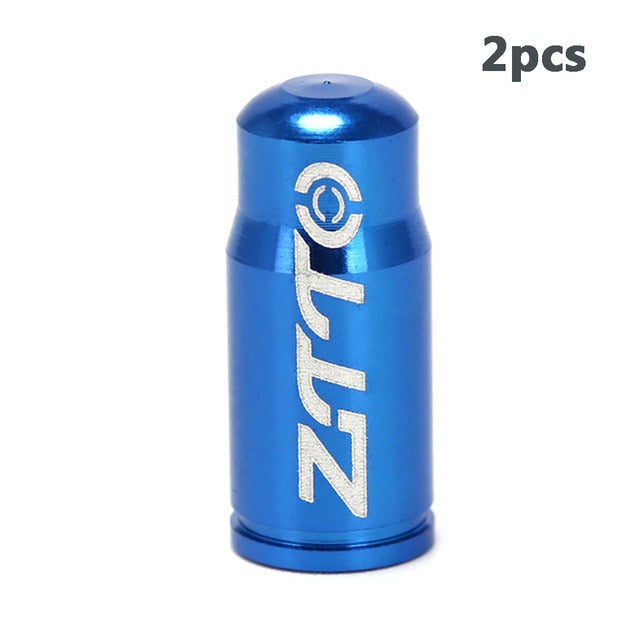 2Pcs MTB Mountain Bike Dustproof Aluminum Alloy Wheel Tire Valve Cap Protector Pump Cover Gas Nozzle Caps Cycling Accessories