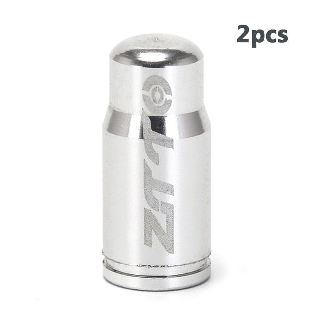 2Pcs MTB Mountain Bike Dustproof Aluminum Alloy Wheel Tire Valve Cap Protector Pump Cover Gas Nozzle Caps Cycling Accessories