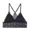 1/2PCS Women Bralette French Style Lace Bra Girls Triangle Cup Lingerie Deep V Wireless Underwear Soft Thin Seamless Bra