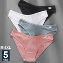 5PCS/Set Women Panties Cotton Underwear Female Panties Solid Color Underpants Sexy Lingerie Pantys for Woman Briefs Intimates