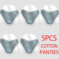 5PCS/Set Women Panties Cotton Underwear Female Panties Solid Color Underpants Sexy Lingerie Pantys for Woman Briefs Intimates